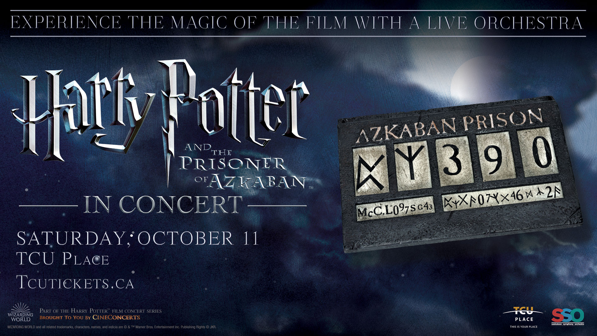 Harry Potter and the Prisoner of Azkaban™ in Concert, Saturday October 11, 2025 at TCU Place
