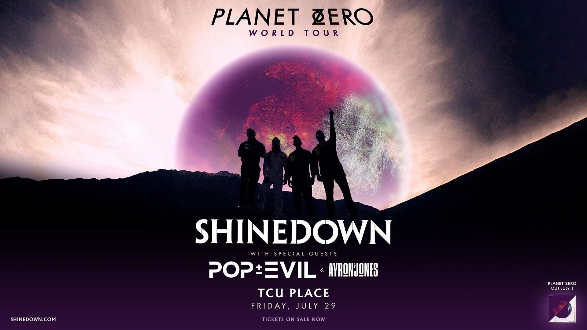 Shinedown with Special Guests Pop Evil and Ayron Jones